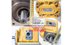 Насос гидравлический рабочего оборудования одинарный (под шпонку) CDM855 фото Чебоксары