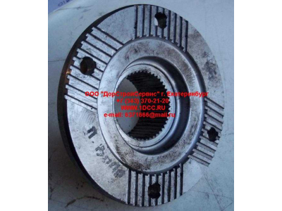 Фланец проходного вала D-165, 4 отв., с насечками, низкий, мелкий шлиц H HOWO (ХОВО) RHAZ9114320205 фото 1 Чебоксары